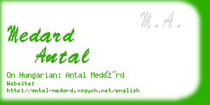 medard antal business card